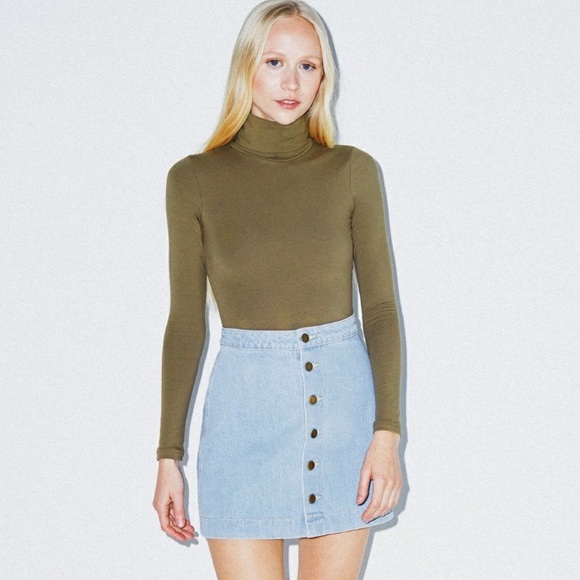 American Apparel Dresses & Skirts - ⭐️4/$25 sale AMERICAN APPAREL denim skirt. Sz. S